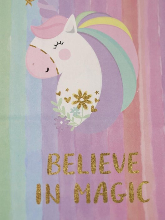 Набор подарочных пакетов+наклейки (6 шт.) &quot;Hello unicorn&quot;, 24*13*8 