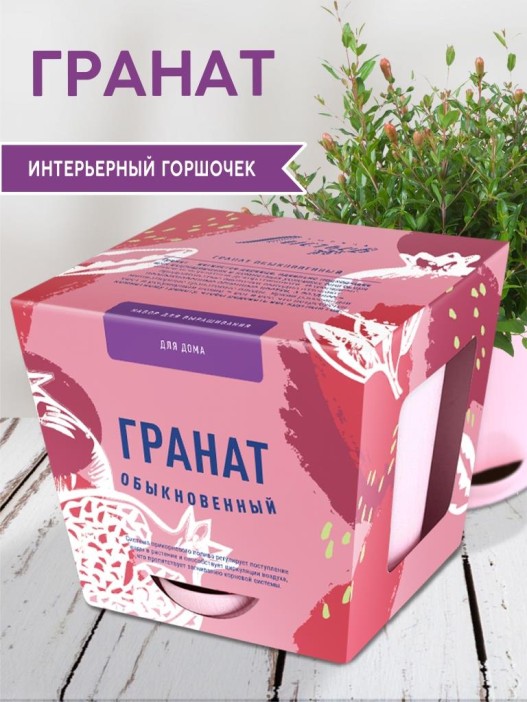 Набор д/выращивания &quot;Тысяча листьев&quot;, &quot;Гранат обыкновенный &quot; 