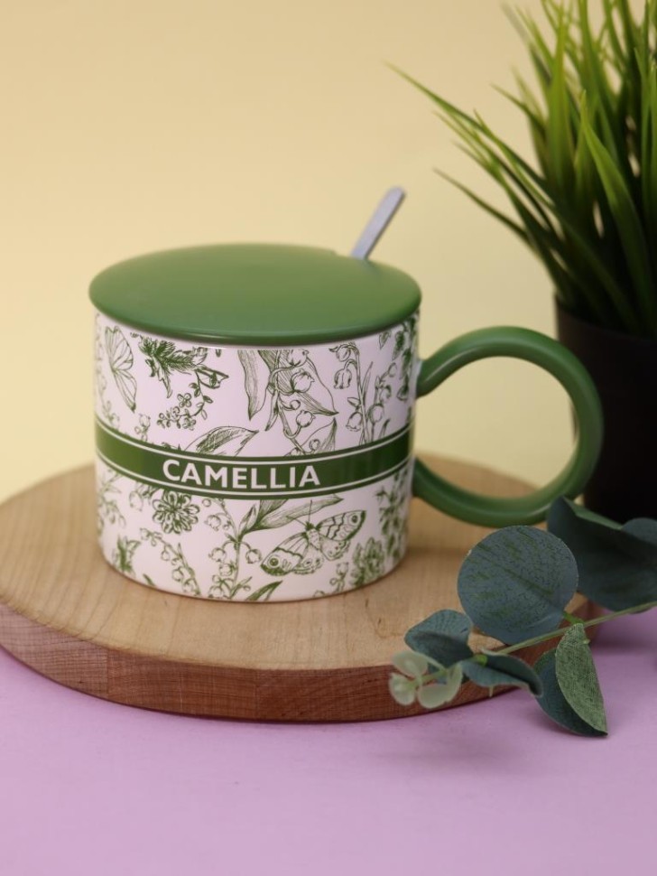 Кружка «Camelia», green (380 ml)