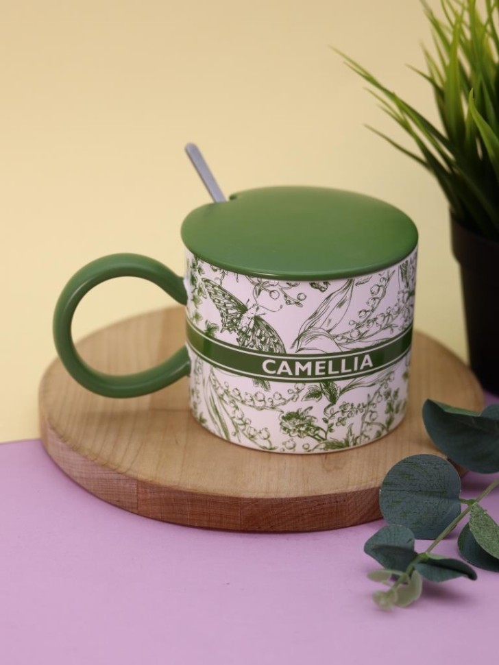 Кружка «Camelia», green (380 ml)