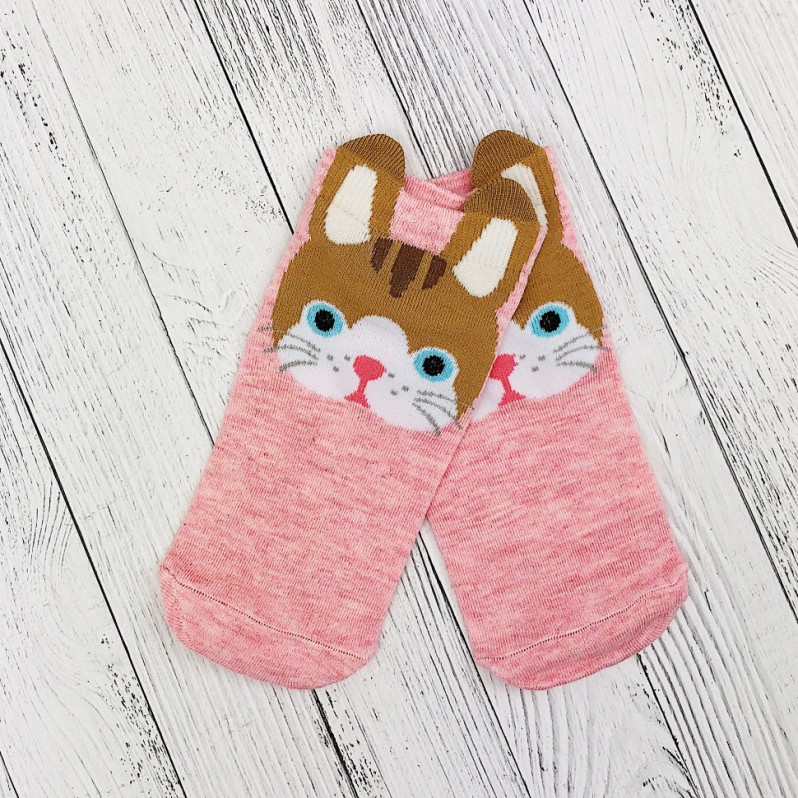Носки &quot;Котик&quot;, pink 