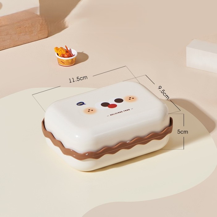 Мыльница «Delicious food», white (12*8,7 см) 