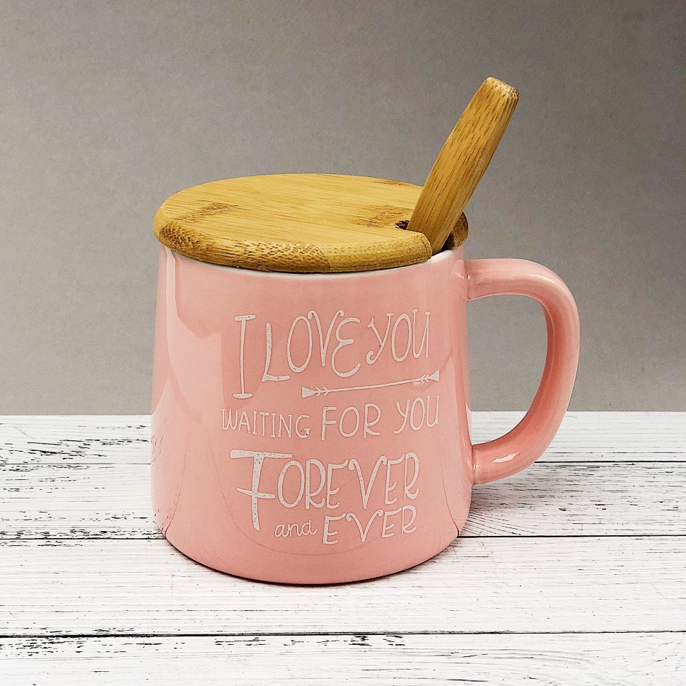 1501-7-8 Кружка "I love", pink (350ml)