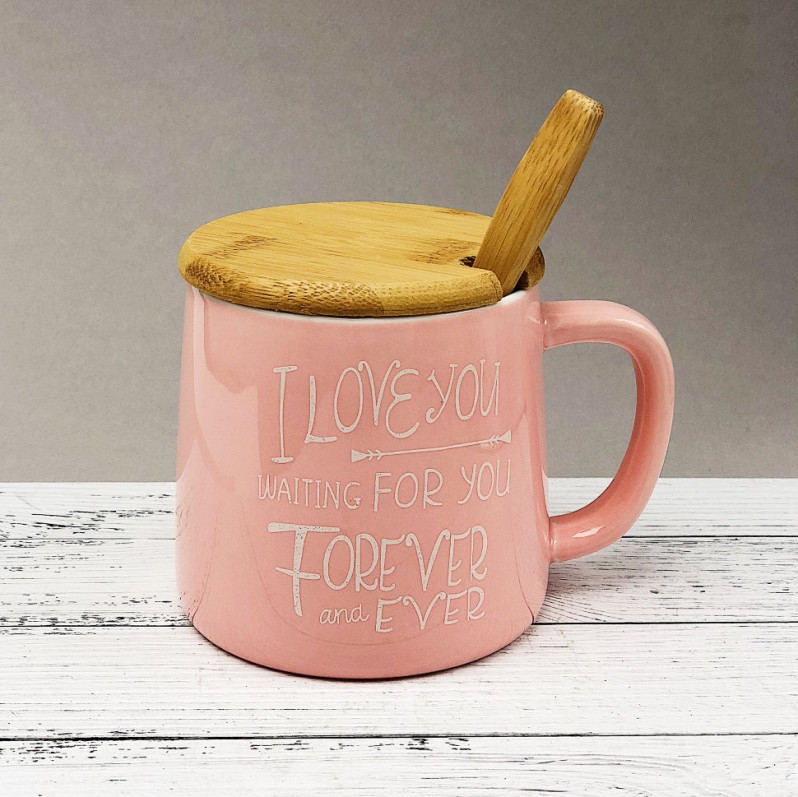 Кружка &quot;I love&quot;, pink (350ml) 