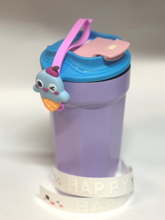 Термокружка «Funny face», purple (500 мл) 