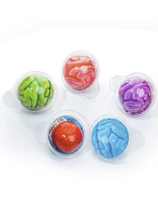 Жевательная резинка с кислой начинкой «Дуй пузырь! ШАРИКИ МОЗГ», 50 шт. 