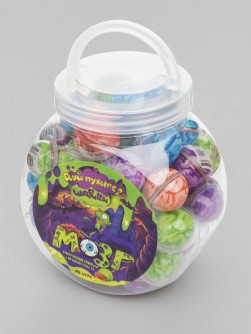 Жевательная резинка с кислой начинкой «Дуй пузырь! ШАРИКИ МОЗГ», 50 шт.