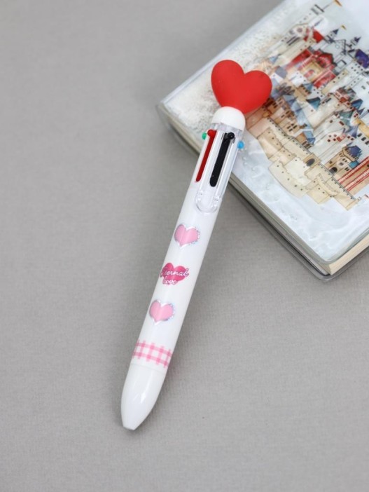 Разноцветная ручка 6 в 1 &quot;Love hearts&quot; 