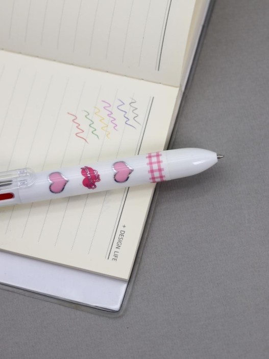 Разноцветная ручка 6 в 1 &quot;Love hearts&quot; 