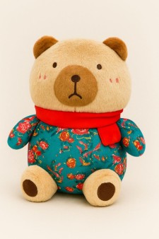 Мягкая игрушка "Capybara", green, 19 см