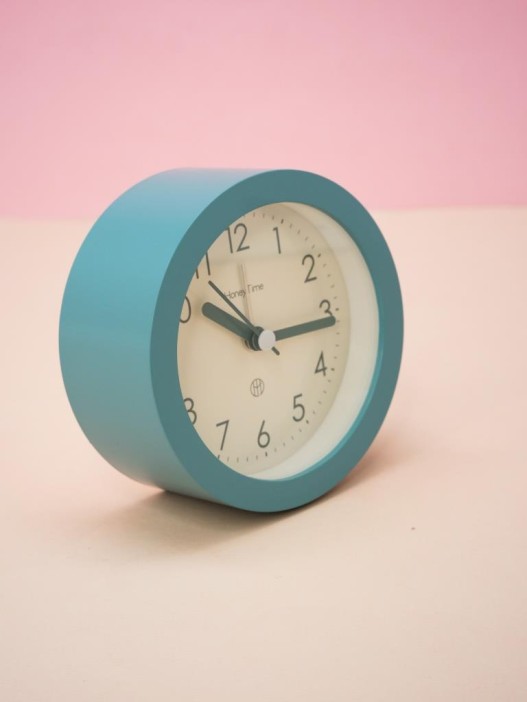 Часы-будильник «Style», blue (4,7х10 см) 