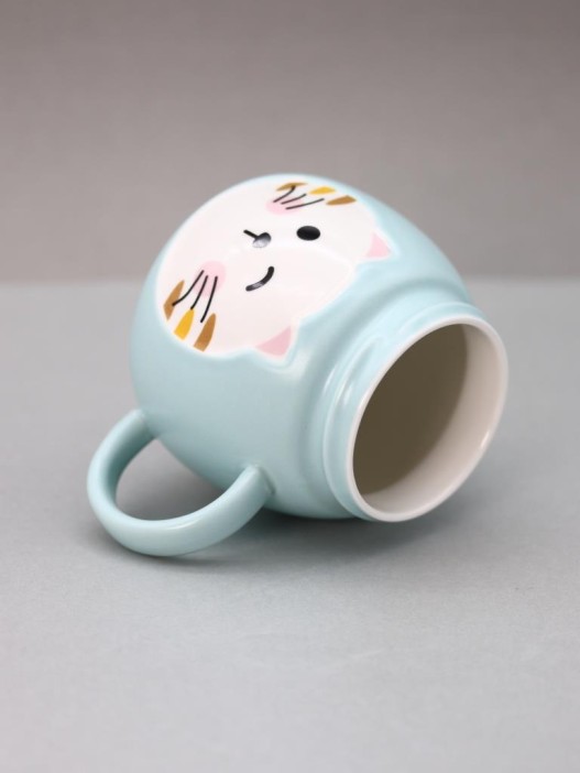 Кружка «Emotions of a cat», green-blue (420 ml) 