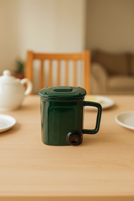 Кружка «Disposing of a bad mood», green (450 ml) 