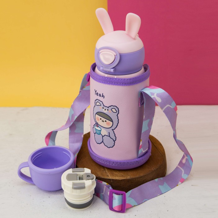 Термос "Hare ears bear", purple (500 ml) 