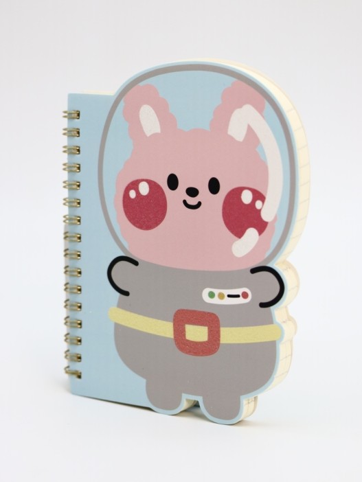 Блокнот на спирали (B6) &quot;Space friends&quot;,  blue (13*18) 