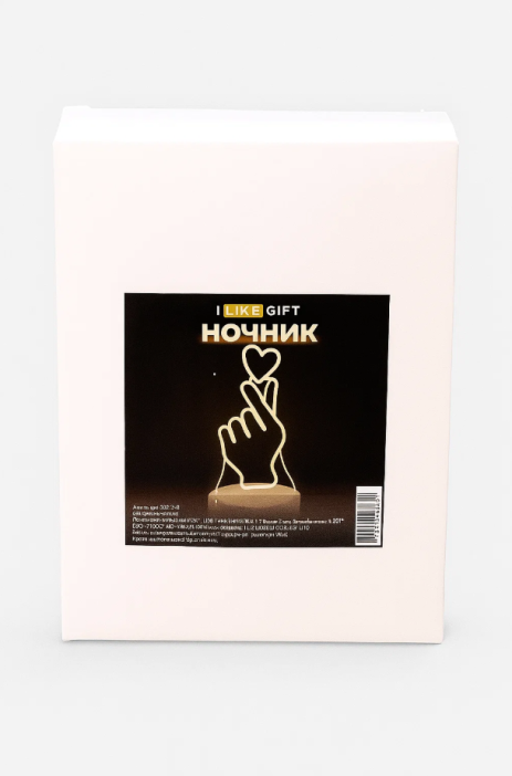 Ночник iLikeGift &quot;Love in the hands&quot; LED, USB (9х18 см) 