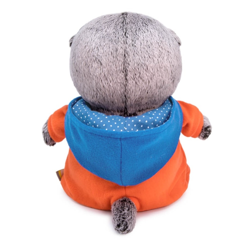 Мягкая игрушка "Кот Басик BABY в комбинезоне с монстриком" (20 см)
