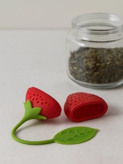 Ситечко для чая (L=19 см), 2 диз. (лимон, клубника)