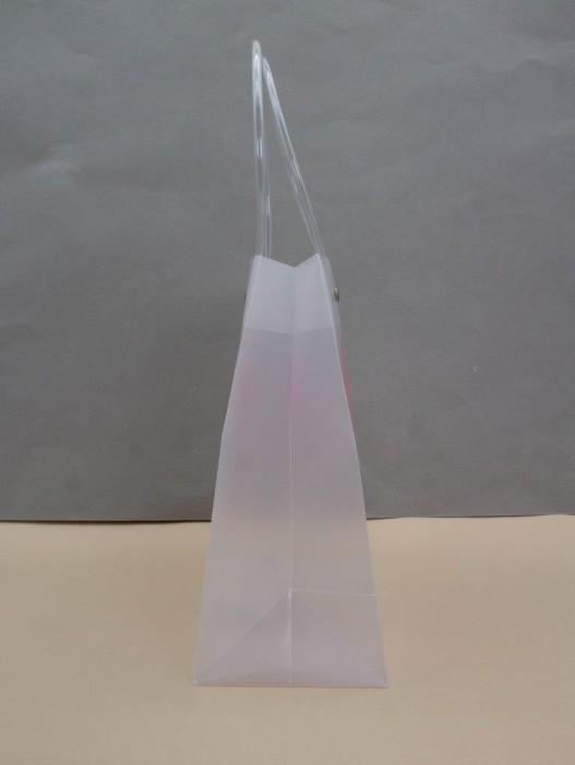 Пакет подарочный «Transparent love», big heart (22*21.5*10) 