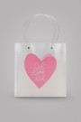 Пакет подарочный «Transparent love», big heart (22*21.5*10)