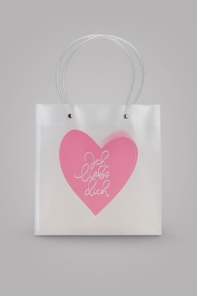 Пакет подарочный «Transparent love», big heart (22*21.5*10)