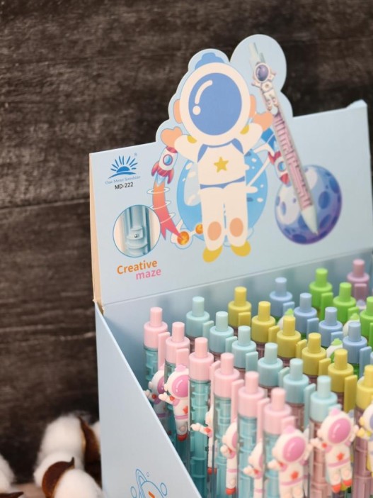 Ручка &quot;Cheerful spaceman&quot;, mix, шоу-бокс 36 шт. 