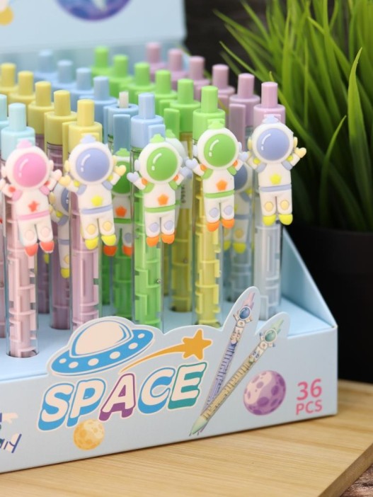 Ручка &quot;Cheerful spaceman&quot;, mix, шоу-бокс 36 шт. 