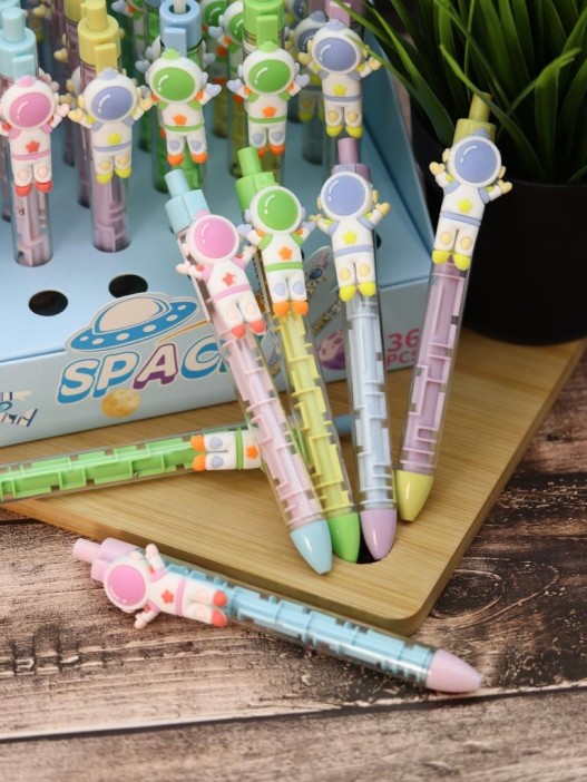 Ручка &quot;Cheerful spaceman&quot;, mix, шоу-бокс 36 шт. 