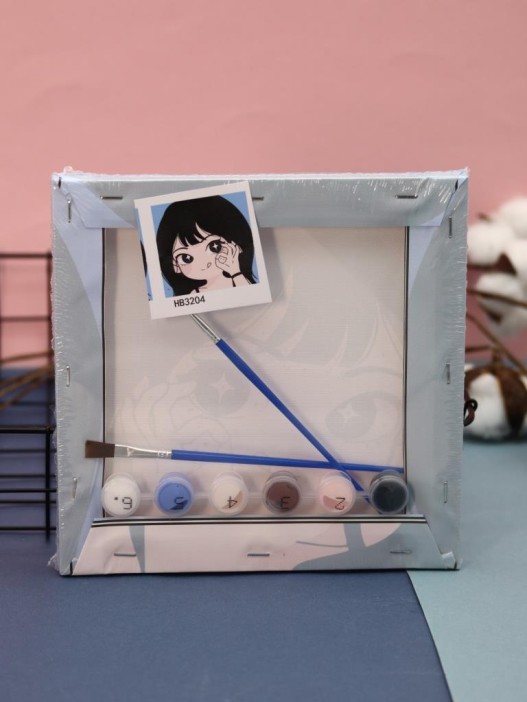 Картина по номерам на подрамнике Draw Me! «Everything&#039;s ok», (20*20 см) 