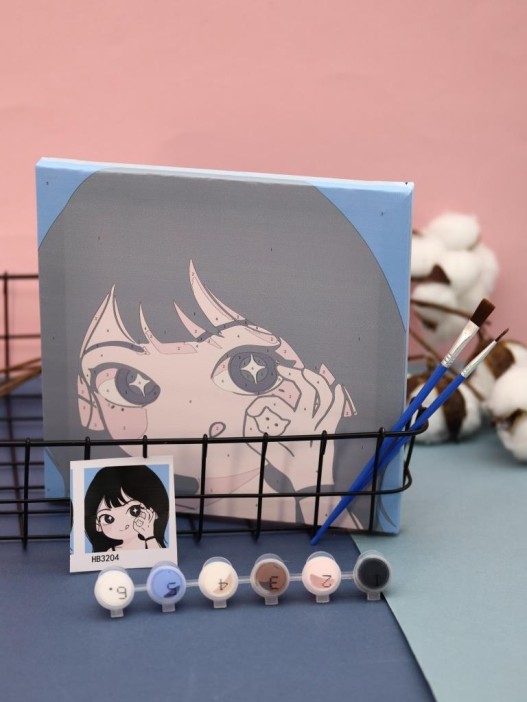 Картина по номерам на подрамнике Draw Me! «Everything&#039;s ok», (20*20 см) 