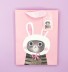Пакет подарочный &quot;Cat&quot;, pink S 