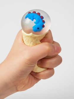 Мялка - антистресс «Dinosaur egg», white