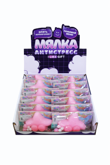 Мялка-антисресс "Попа морской звезды", шоу-бокс 12 шт.