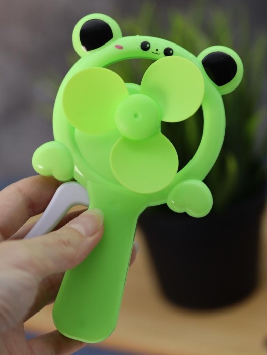 Портативный механический ручной вентилятор «Panda» (14,5х7,5х4 см), mix 