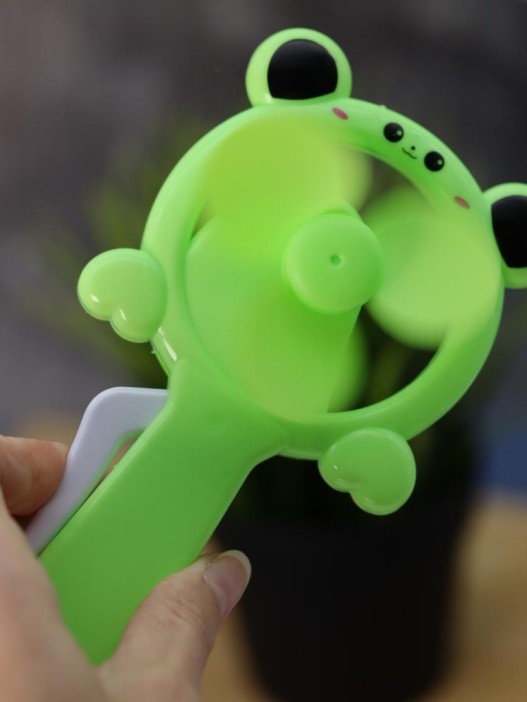 Портативный механический ручной вентилятор «Panda» (14,5х7,5х4 см), mix 