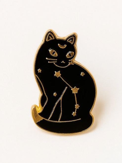 Значок металлический iLikeGift &quot;Moon cat&quot; 