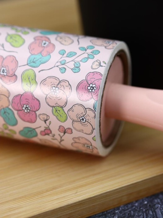 Ролик для чистки одежды &quot;Bright flowers&quot;, 10 см*60 листов 