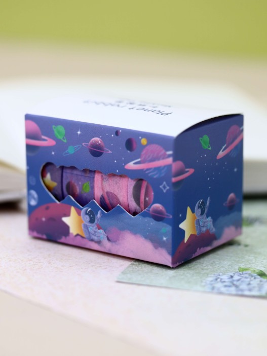 Набор декоративного скотча «Astronaut», purple 