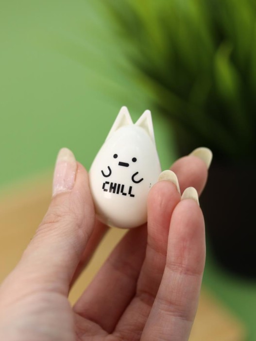 Ручка с магнитной насадкой &quot;Chill kitten&quot;, white 