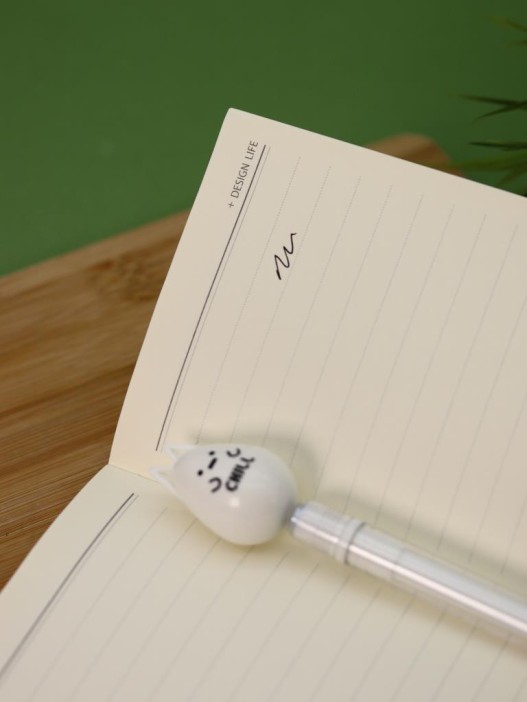 Ручка с магнитной насадкой &quot;Chill kitten&quot;, white 