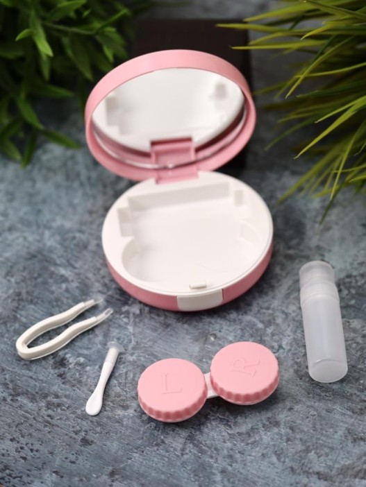 Контейнер для линз «Shine», pink 