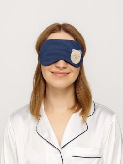 Маска для сна гелевая "Soft sleep", blue