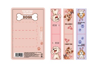 Набор магнитных закладок ПО ПЛАНУ. "Dog vibe", 3 шт., 60х20 мм