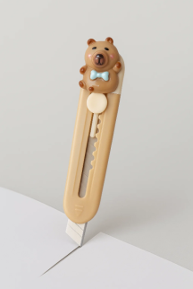 Канцелярский нож &quot;Capybara gentleman&quot;, brown
