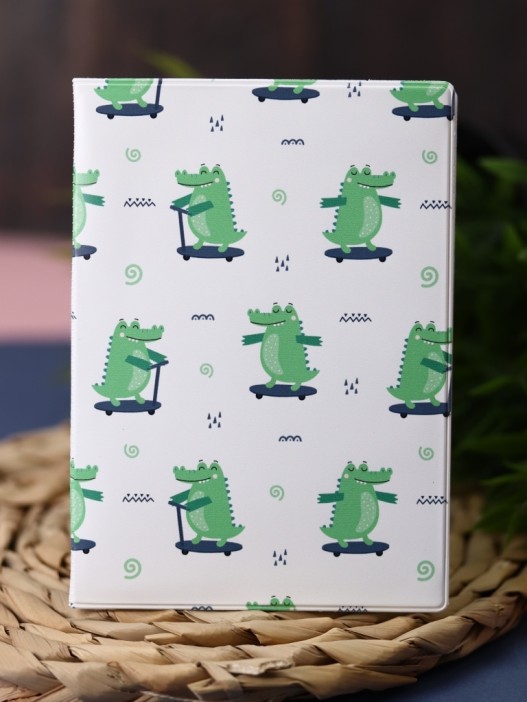 ОБЛОЖКА ДЛЯ ПАСПОРТА Croc, плотность 600 мкм 