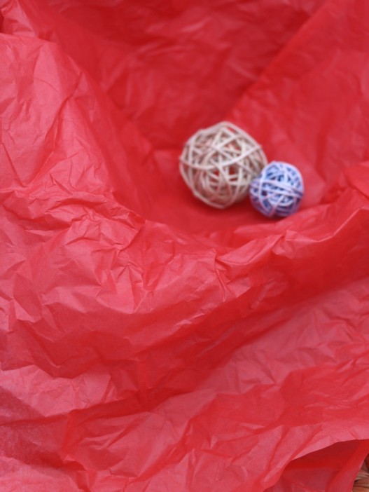 Бумага тишью &quot;Classic&quot;, red, 50 х 66 см, 14 г/м2 (набор 10 шт.) 