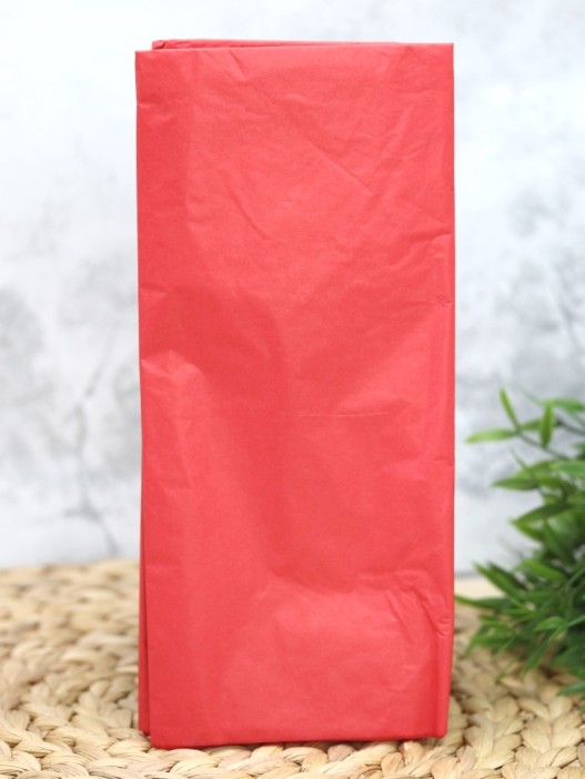 Бумага тишью &quot;Classic&quot;, red, 50 х 66 см, 14 г/м2 (набор 10 шт.) 