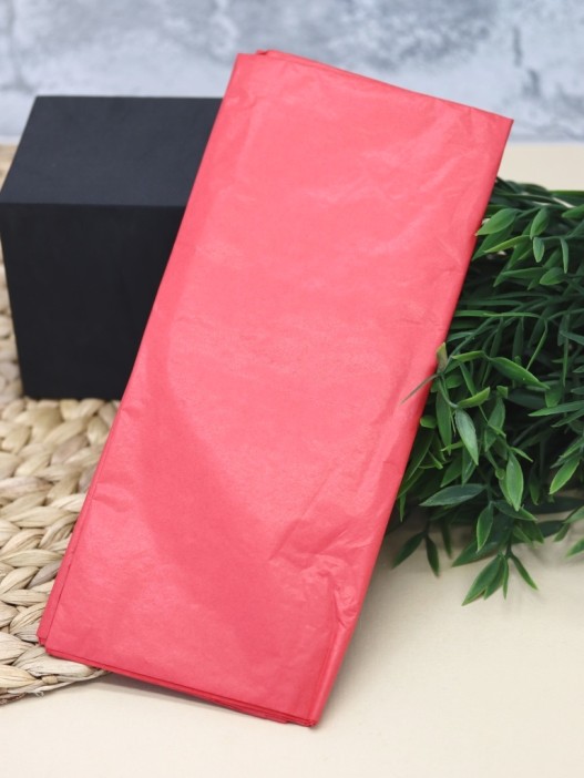 Бумага тишью &quot;Classic&quot;, red, 50 х 66 см, 14 г/м2 (набор 10 шт.) 