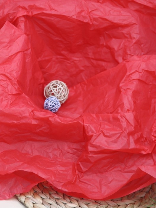 Бумага тишью &quot;Classic&quot;, red, 50 х 66 см, 14 г/м2 (набор 10 шт.) 