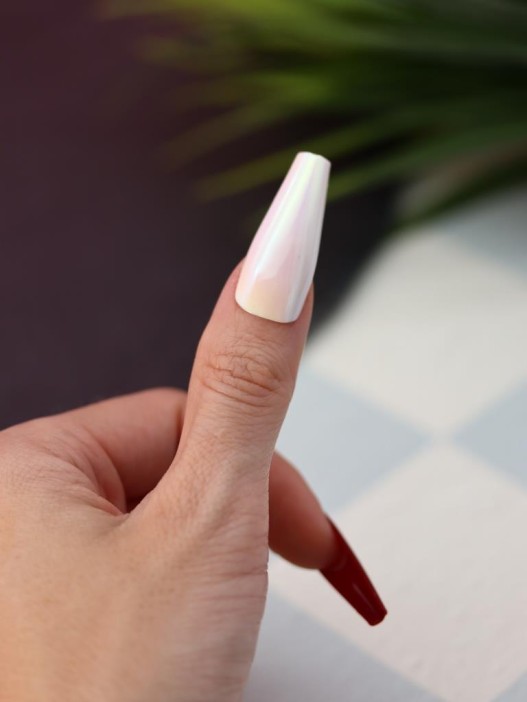 Накладные ногти GIRLY «Red rub», 12 шт., с клеевыми пластинами 